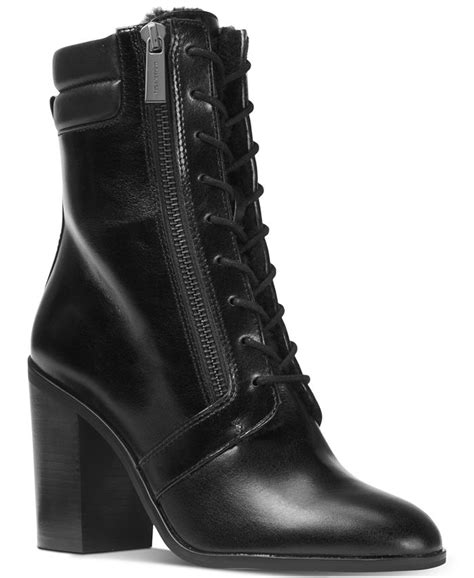 michael kors rosario lace up boots